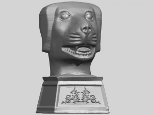 Chinesisches Horoskop f&uuml;r Hund 02 3D Druckmodell