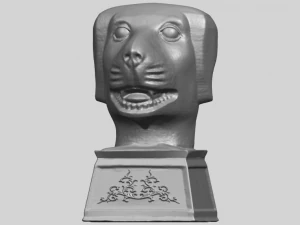 Chinesisches Horoskop f&uuml;r Hund 02 3D Druckmodell