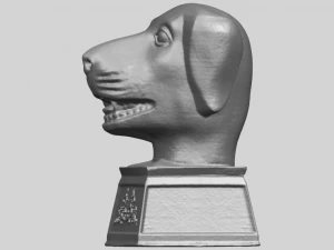 Chinesisches Horoskop f&uuml;r Hund 02 3D Druckmodell