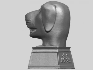 Chinesisches Horoskop f&uuml;r Hund 02 3D Druckmodell