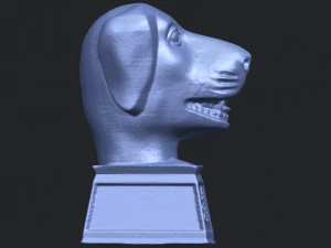 Chinesisches Horoskop f&uuml;r Hund 02 3D Druckmodell