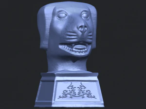 Chinesisches Horoskop f&uuml;r Hund 02 3D Druckmodell