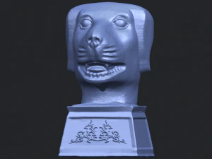 Chinesisches Horoskop f&uuml;r Hund 02 3D Druckmodell