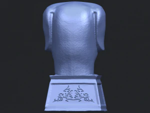 Chinesisches Horoskop f&uuml;r Hund 02 3D Druckmodell