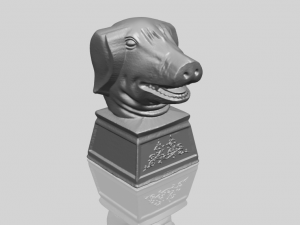 chinese horoscope of pig 02 Modello di stampa 3D
