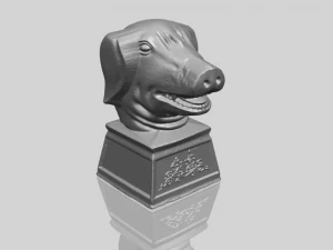 chinese horoscope of pig 02 3D Print Model