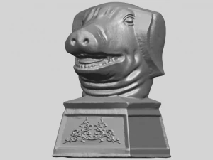 chinese horoscope of pig 02 3D Print Model