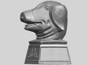 chinese horoscope of pig 02 3D Print Model