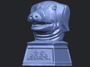 chinese horoscope of pig 02 Modello di stampa 3D