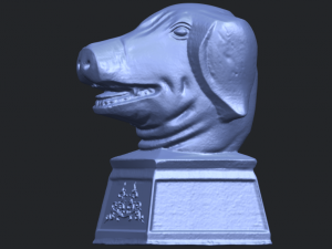 chinese horoscope of pig 02 Modello di stampa 3D