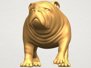bull dog 01 3D Print Model