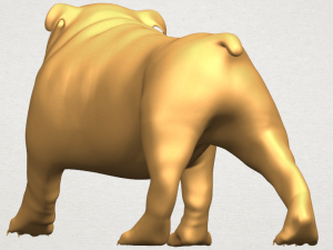 bull dog 01 3Dプリントモデル