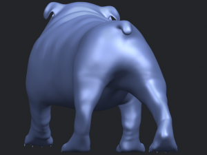 bull dog 01 3Dプリントモデル