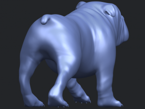 bull dog 01 3Dプリントモデル