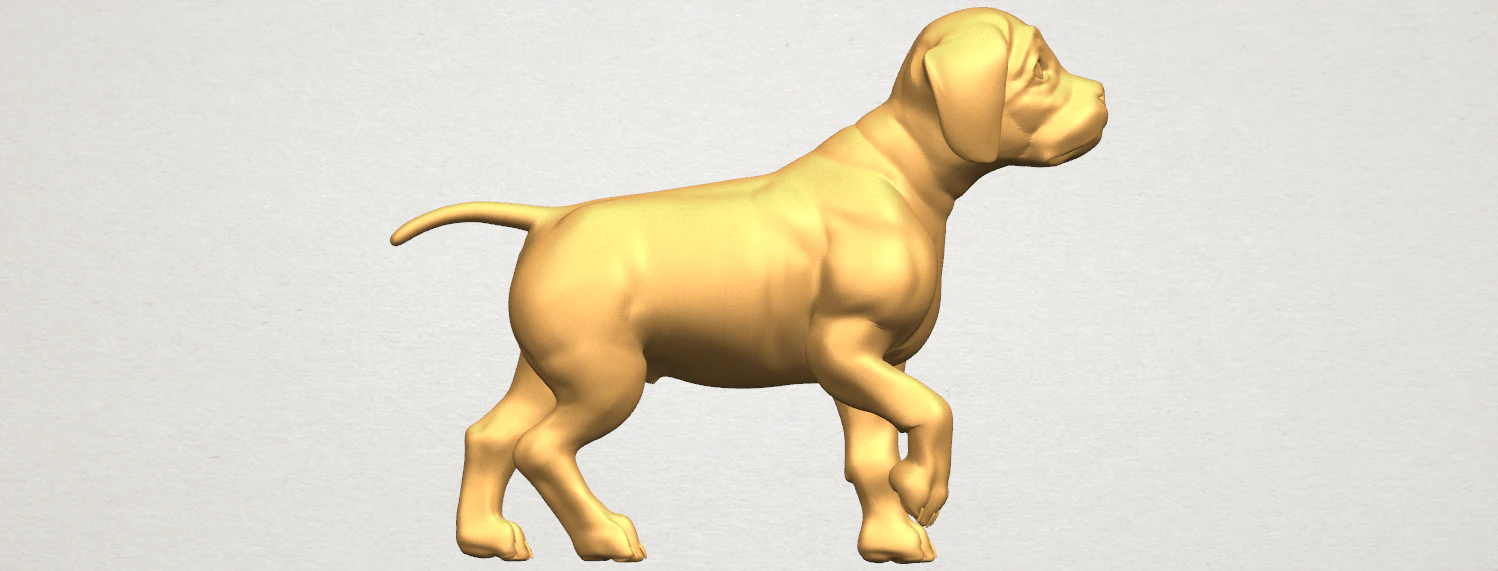 bull dog 02 3D Print Model .c4d .max .obj .3ds .fbx .stl .blend