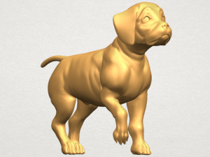 bull dog 02 3Dプリントモデル