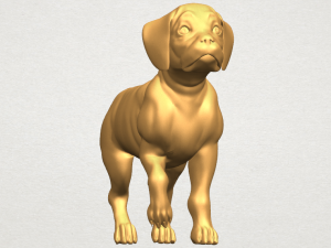 bull dog 02 3Dプリントモデル