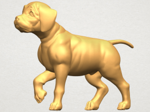 bull dog 02 3Dプリントモデル