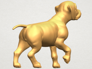 bull dog 02 3Dプリントモデル