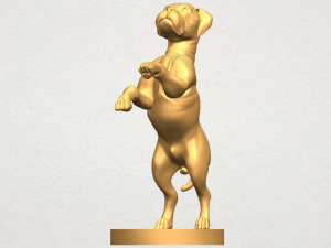bull dog 03 standing 3D-Druckmodell