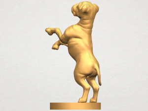 bull dog 03 standing 3D Print Model