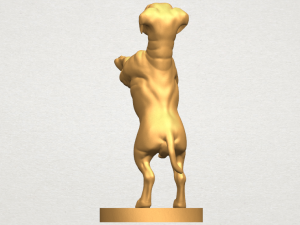 bull dog 03 standing 3D-Druckmodell