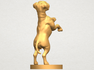 bull dog 03 standing 3D-Druckmodell