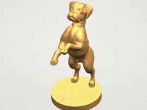 bull dog 03 standing 3D-Druckmodell