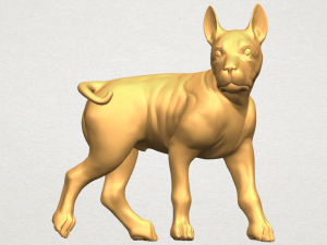 bull dog 04 3Dプリントモデル