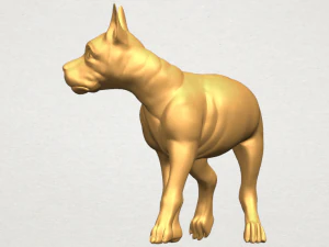 bull dog 04 3D Print Model