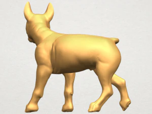 bull dog 04 3D Print Model