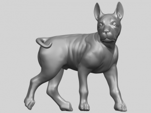 bull dog 04 3D Baskı Modeli