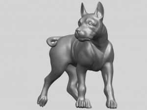 bull dog 04 3D Baskı Modeli
