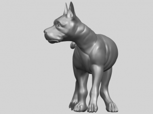 bull dog 04 3D Baskı Modeli