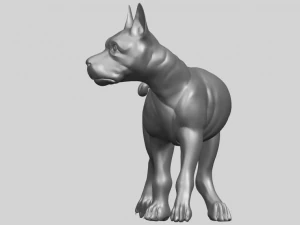 bull dog 04 3D Print Model