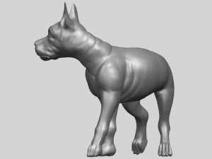 bull dog 04 3D Baskı Modeli