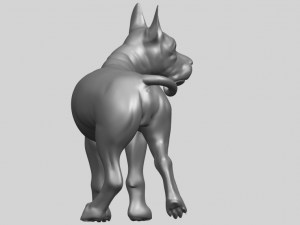 bull dog 04 3D Baskı Modeli