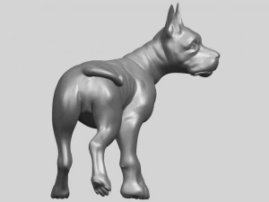bull dog 04 3D Print Model