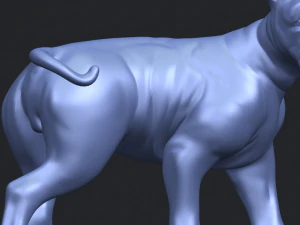bull dog 04 3D Print Model