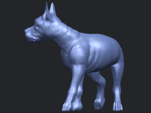 bull dog 04 3D Baskı Modeli