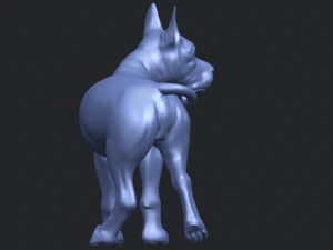 bull dog 04 3D Print Model