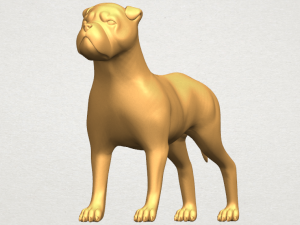 bull dog 05 Model Cetak 3D