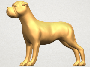 bull dog 05 Model Cetak 3D