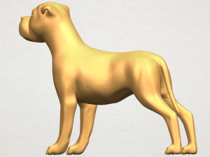 bull dog 05 Model Cetak 3D