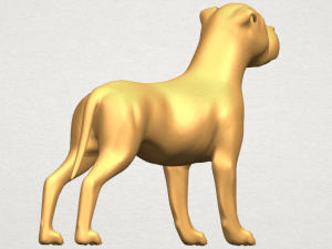 bull dog 05 Model Cetak 3D
