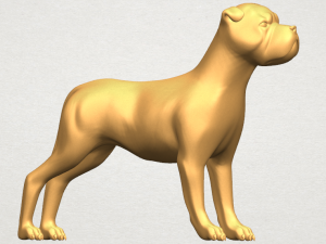 bull dog 05 Model Cetak 3D