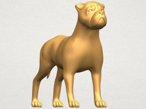bull dog 05 Model Cetak 3D