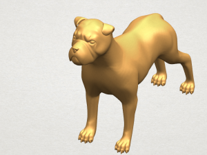 bull dog 05 Model Cetak 3D