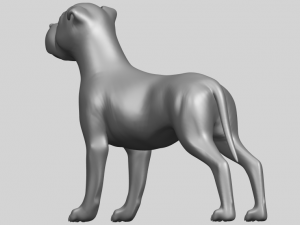 bull dog 05 Model Cetak 3D