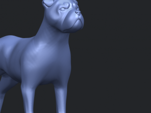bull dog 05 Model Cetak 3D